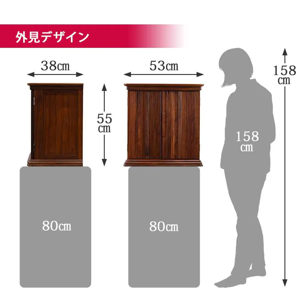 仏壇 空閣 (くうかく) グラナディーロ 高さ55cm 仏具セットA - Image 9