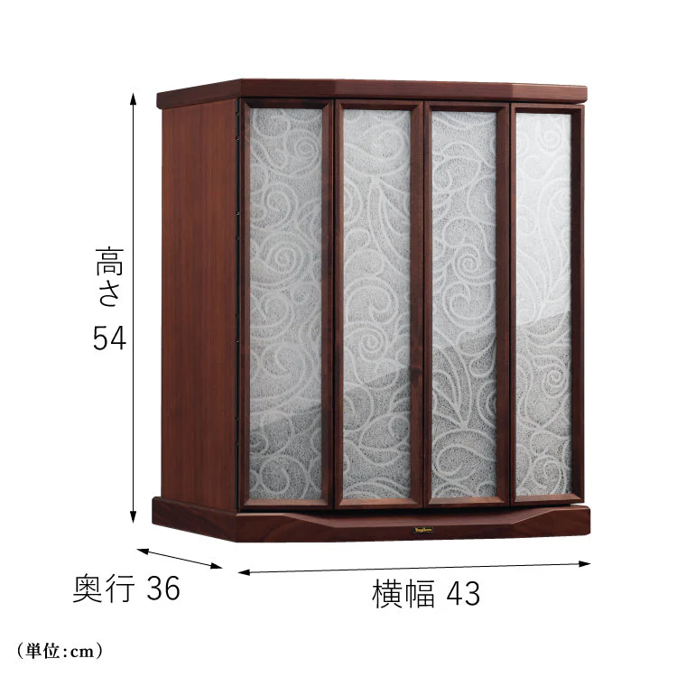 仏壇 フェンネル2 ダーク 高さ54cm - Image 3