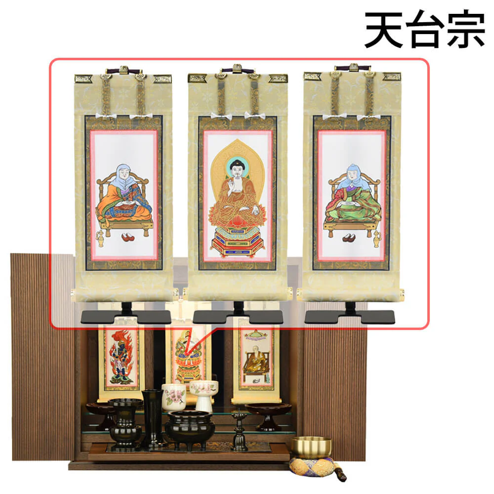 仏壇 クレール ウォールナット 高さ40cm 仏具セットC - Image 15