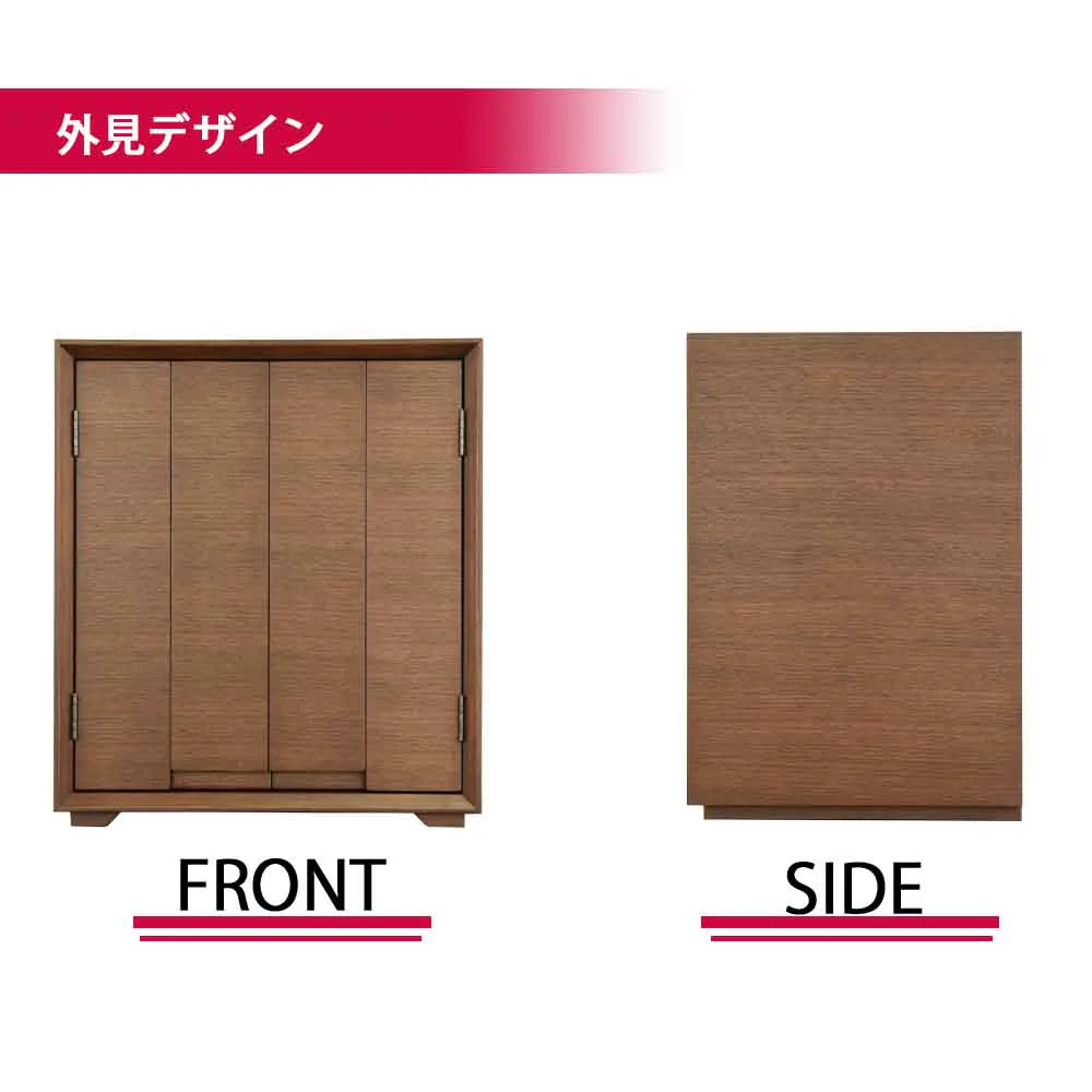 仏壇 サーマ ウォールナット 高さ48cm 仏具セットC - Image 5
