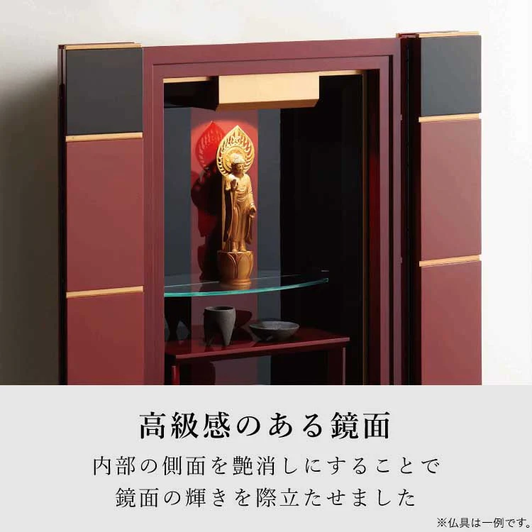 壁掛け仏壇 暫(しばらく) 高さ64cm - Image 5