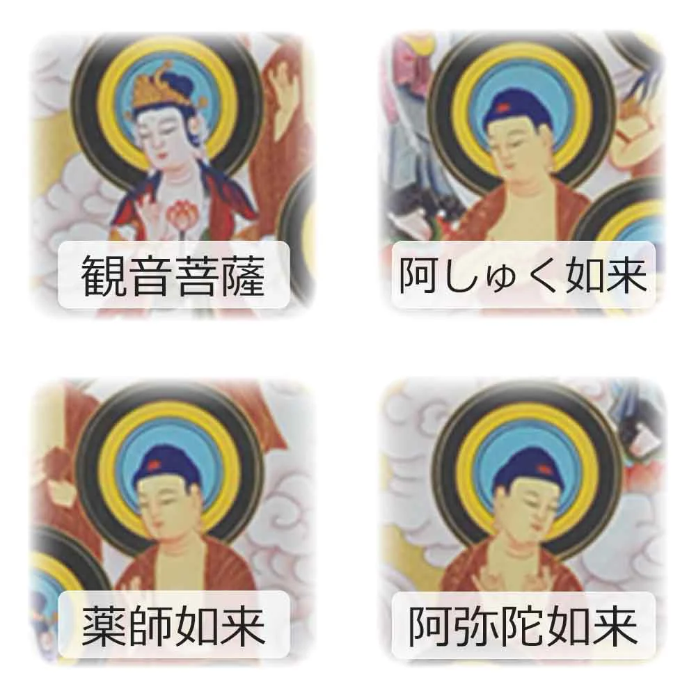 床掛軸 十三仏 桃山 3尺 - Image 6
