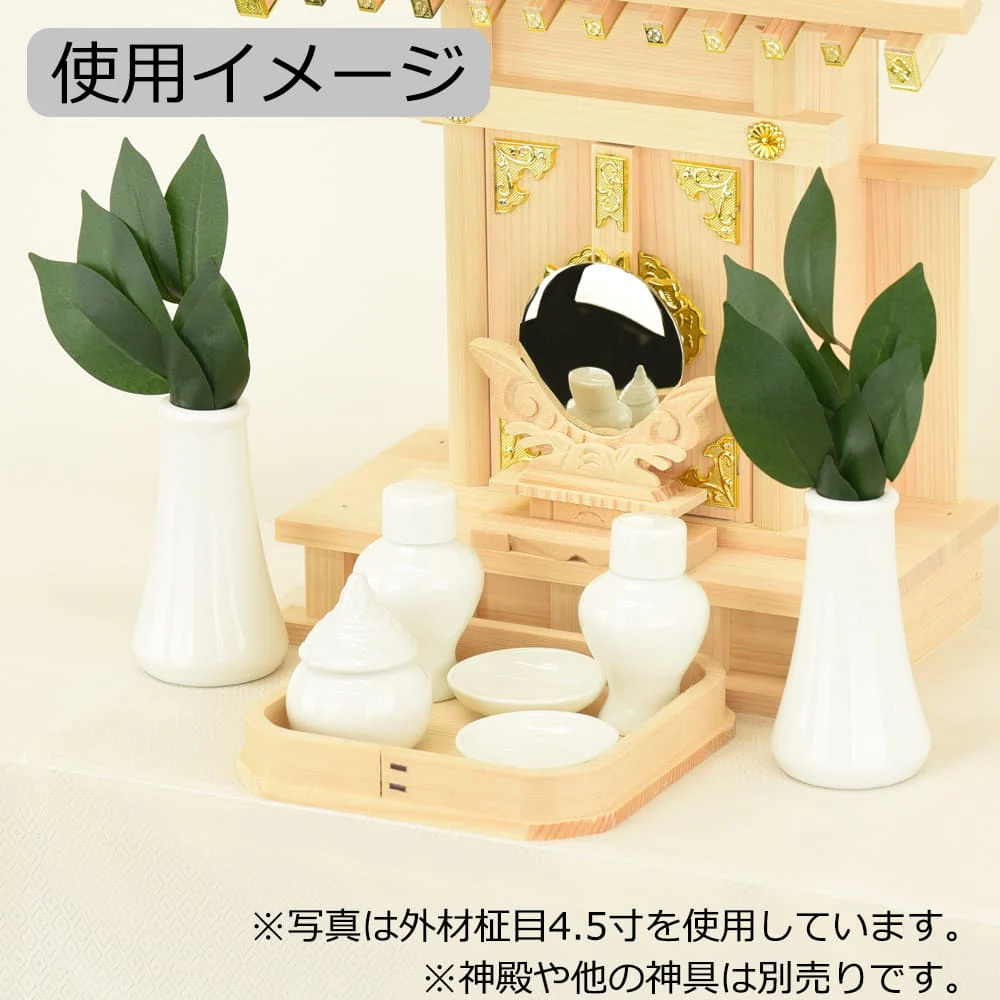 神具 折敷 木曽ひのき 4.0寸 - Image 3