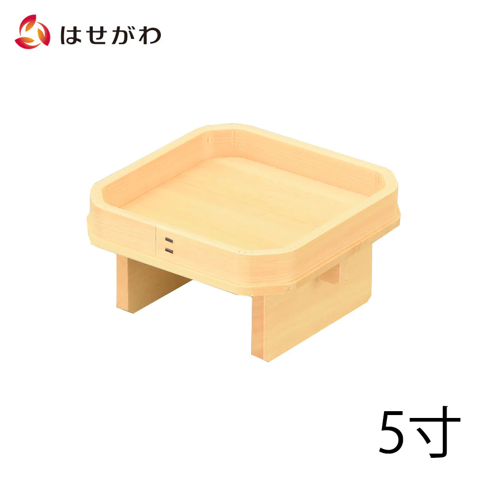 神具 三宝 木曽ひのき 足打 5.0寸