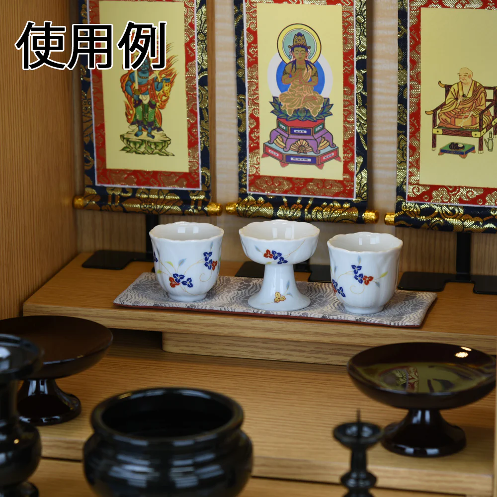 新名物裂 敷物裏付 小 紫グラデ 荒磯紋 - Image 4
