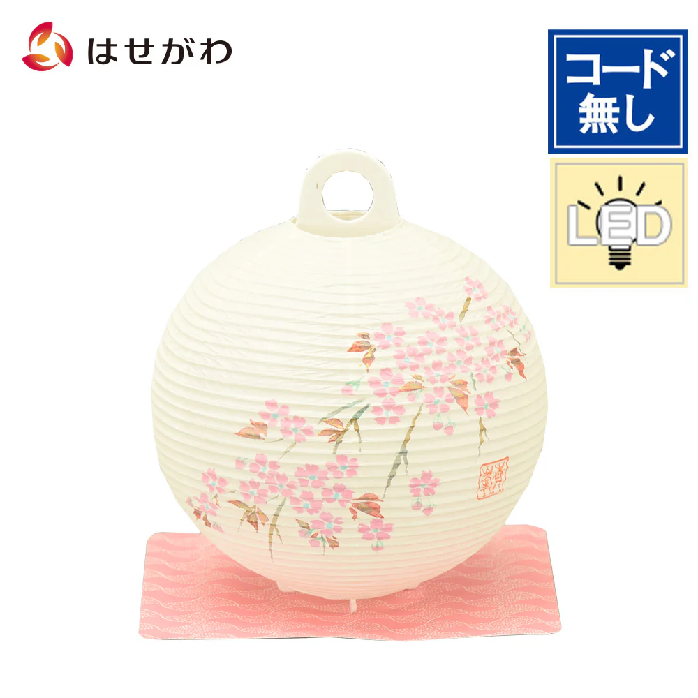 新型 レター提灯 桜