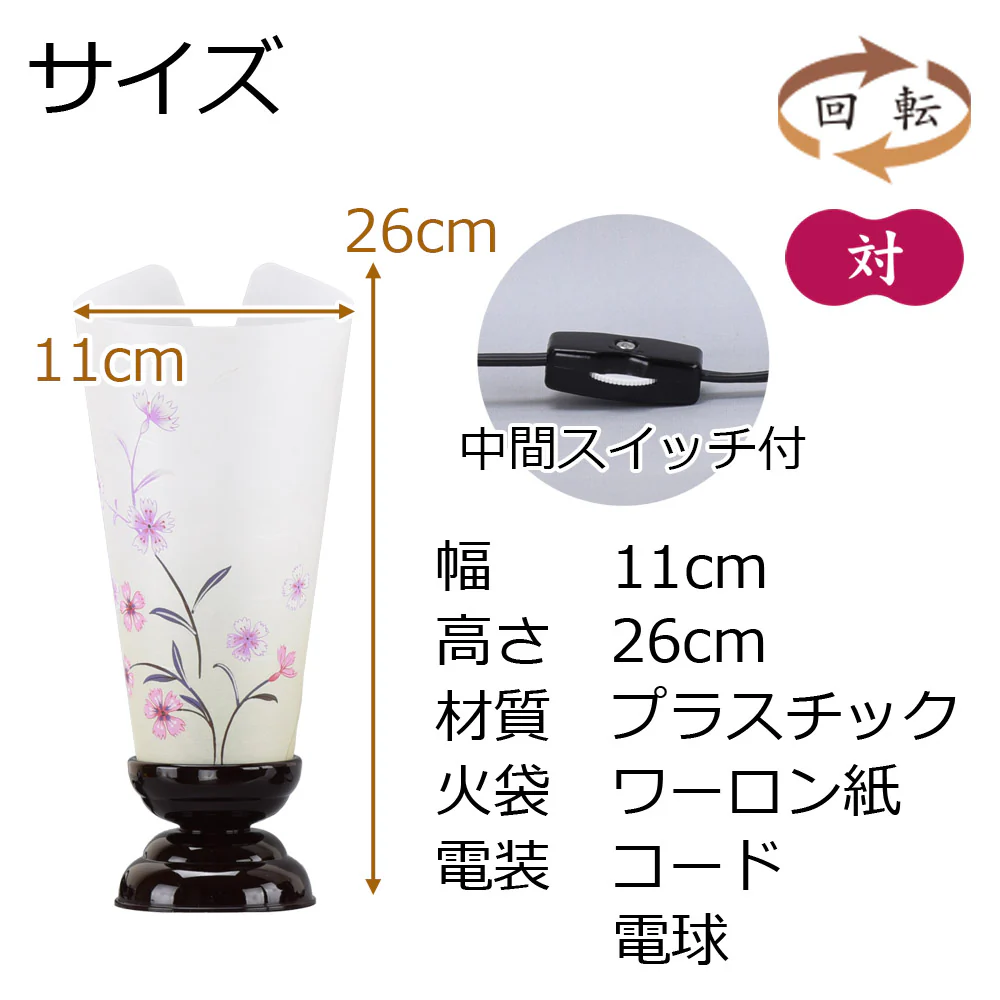 新型 ミニ行灯 1号 タメ 対 - Image 2