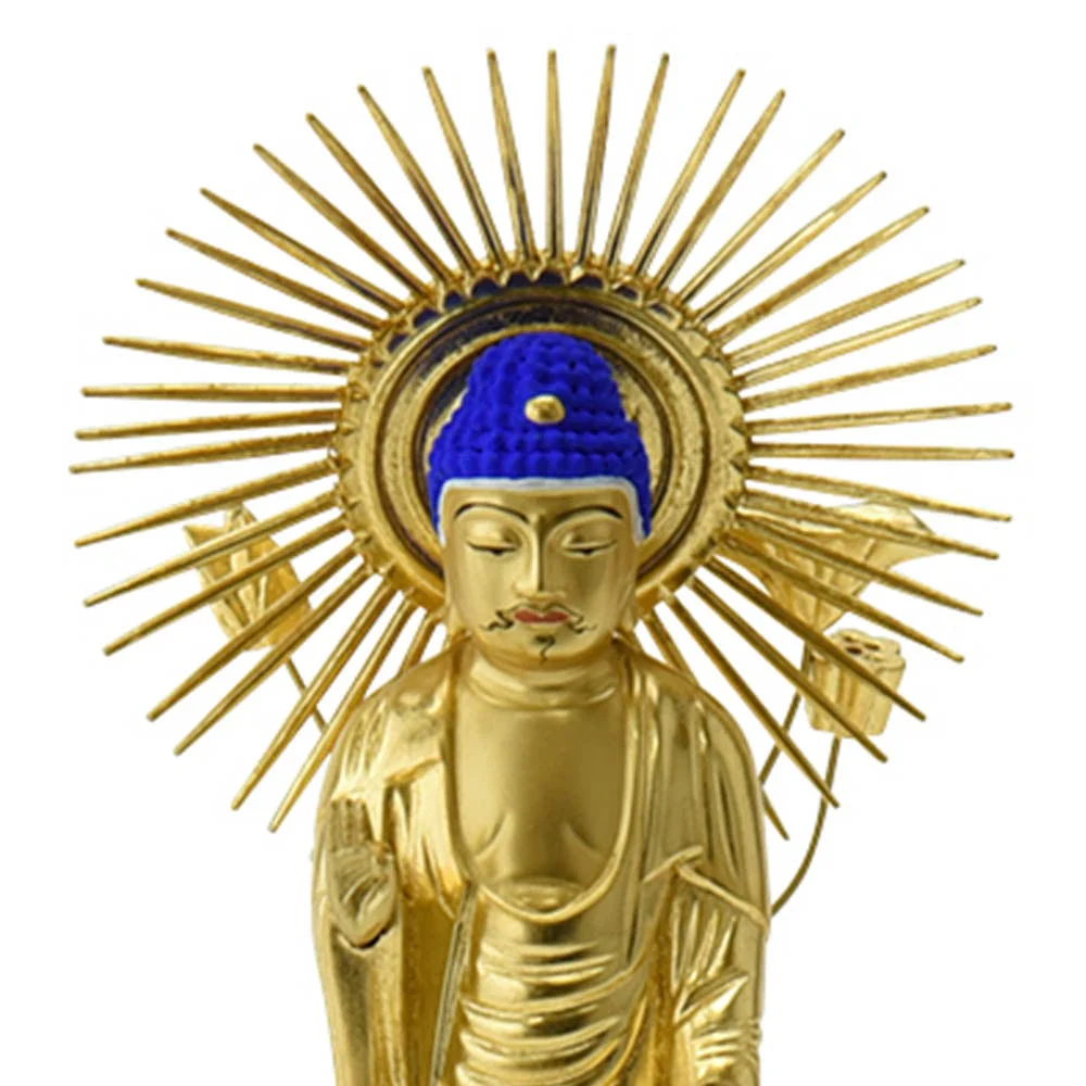仏像 東 木製 肌粉 八角 4.5寸 - Image 4