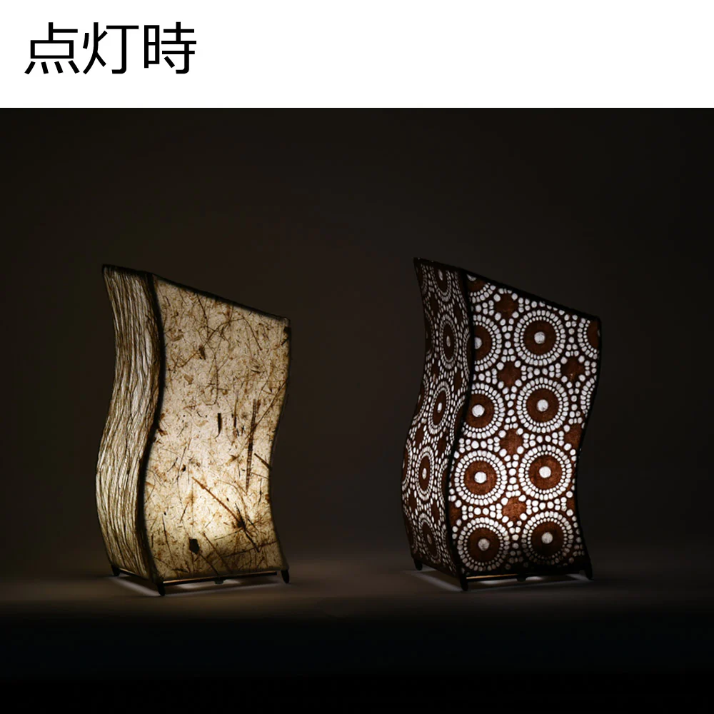 新型 ウェーブ 透かし和紙 ブラウン - Image 5