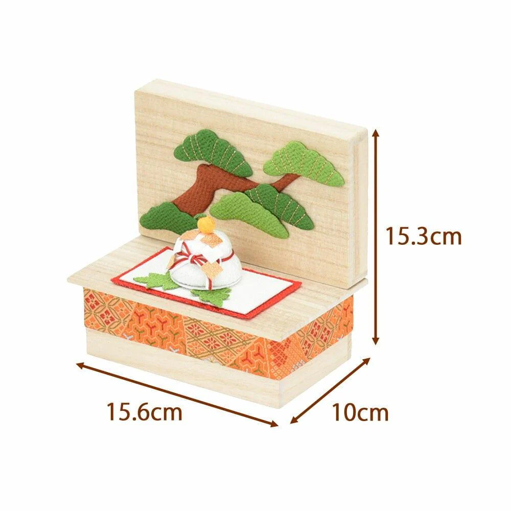 ちりめん 季節のしつらい箱 お正月 - Image 3