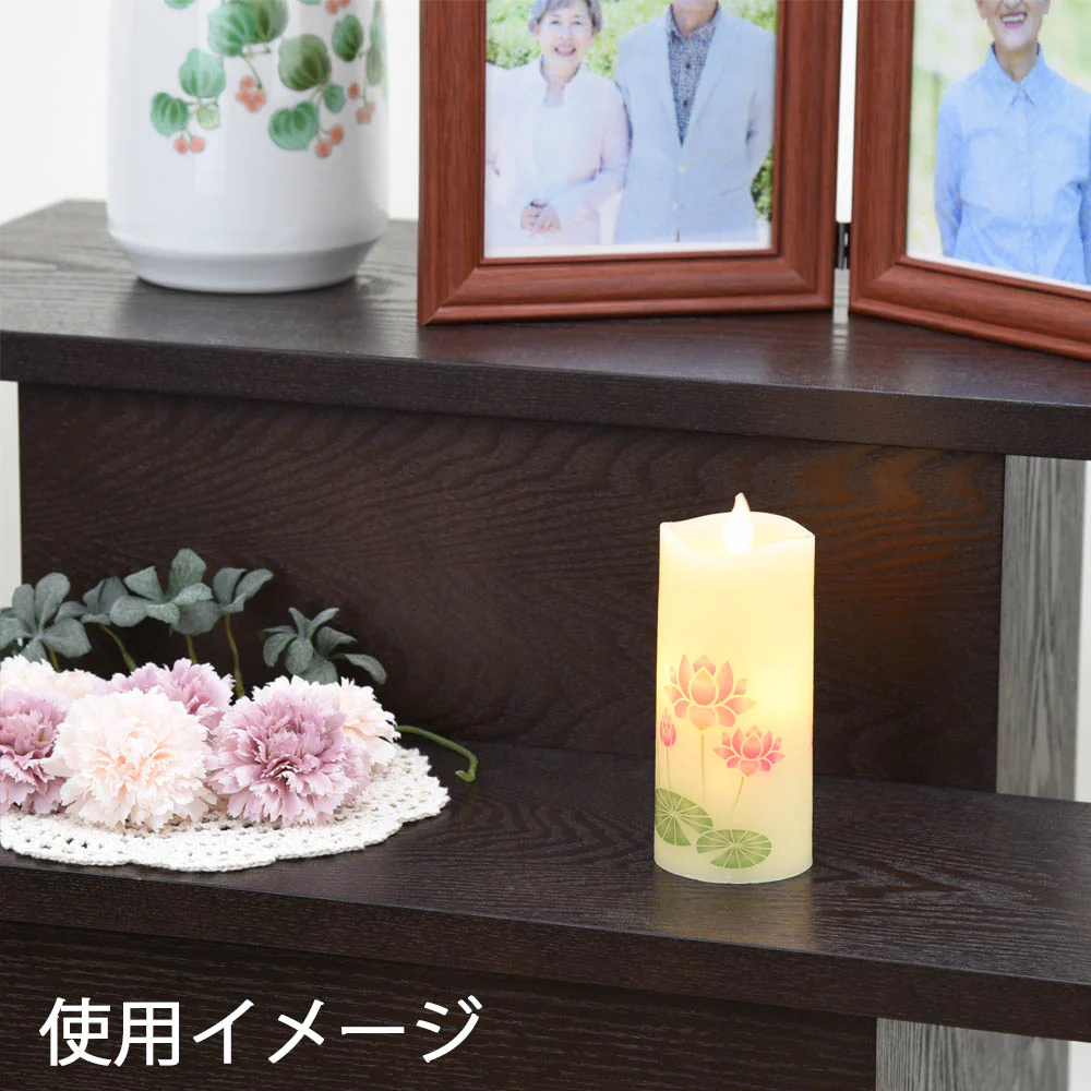 LEDローソク いろはあかり 蓮 - Image 3