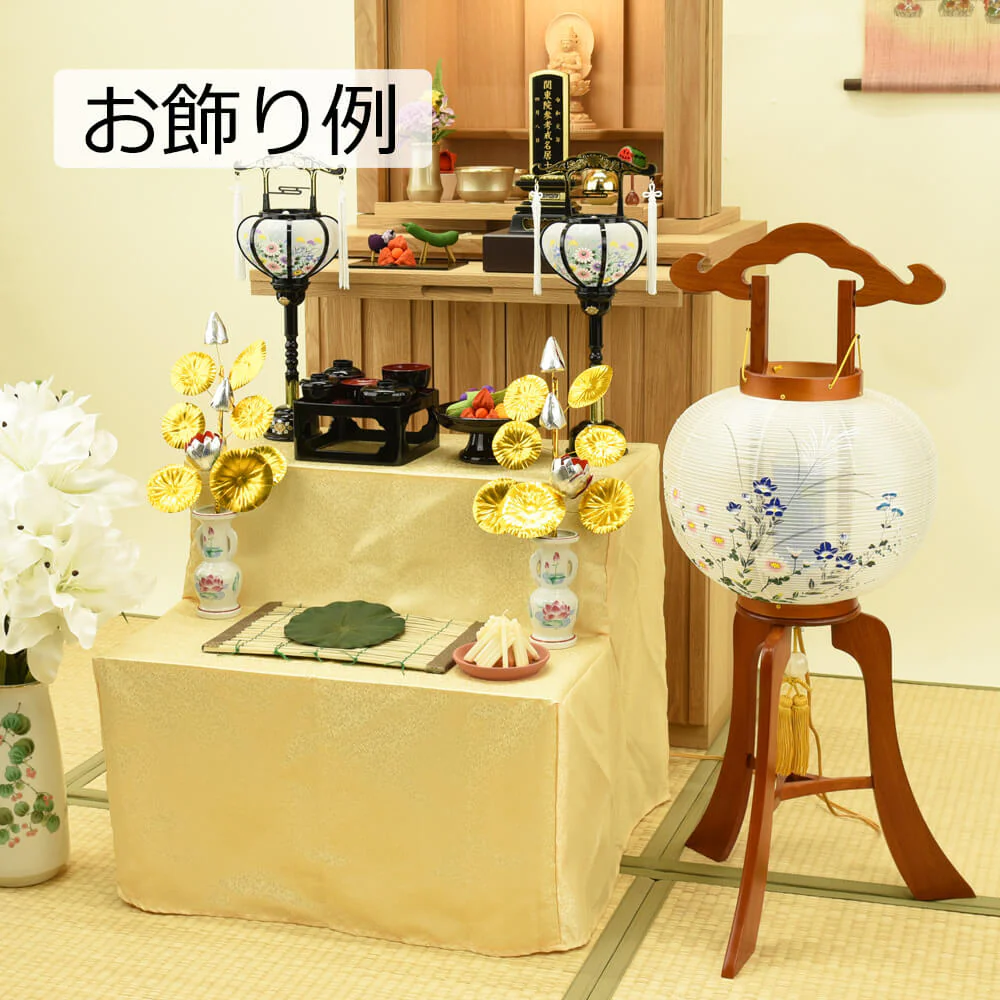誉あんどん 光琳 菊桔梗 回転 - Image 6