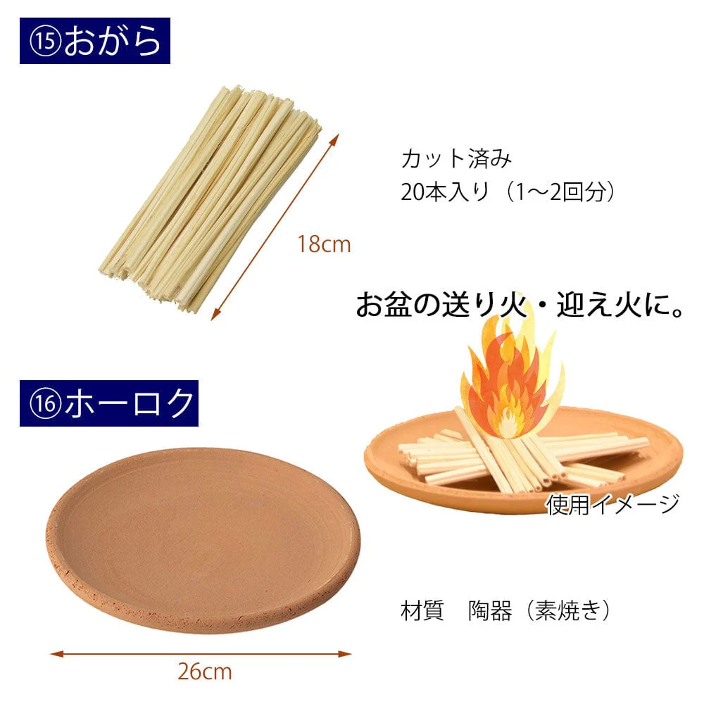 【WEB限定】初盆セット 2段81cm盆棚付き 伝統型フルセット 10-A - Image 12